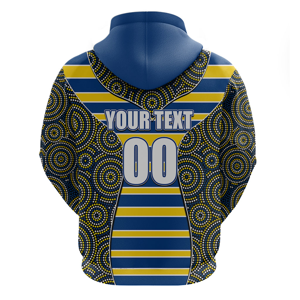 NRL - Eels Hoodie Mix Dot Aboriginal LT6 - Vibe Hoodie Shop