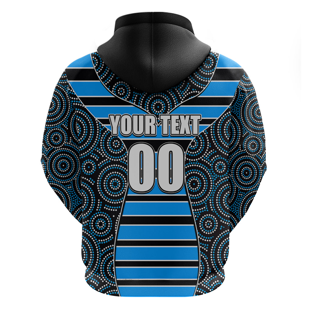 NRL - Sharks Hoodie Mix Dot Aboriginal LT6 - Vibe Hoodie Shop