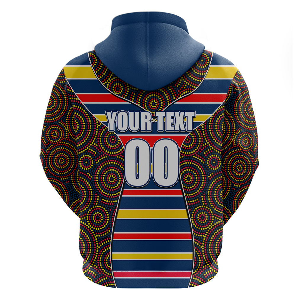 AFL - Crows Hoodie Mix Dot Aboriginal LT6 - Vibe Hoodie Shop