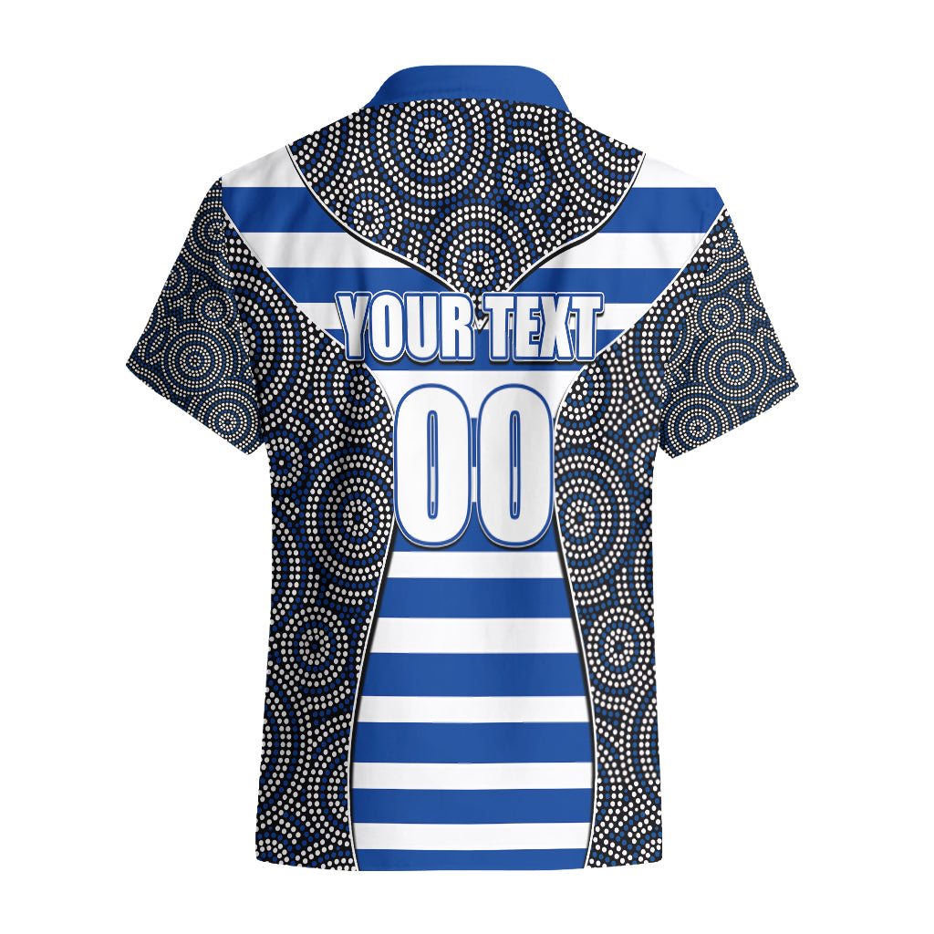 AFL - North Hawaiian Shirt Mix Dot Aboriginal - Vibe Hoodie Shop