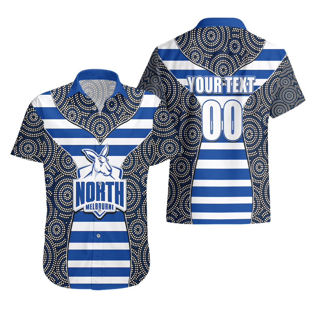 AFL - North Hawaiian Shirt Mix Dot Aboriginal - Vibe Hoodie Shop