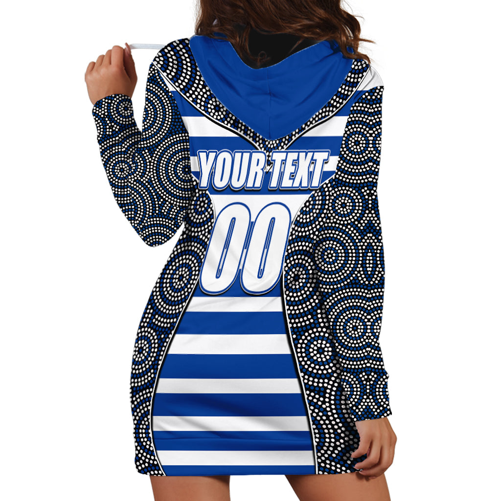 AFL - North Hoodie Dress Mix Dot Aboriginal - Vibe Hoodie Shop