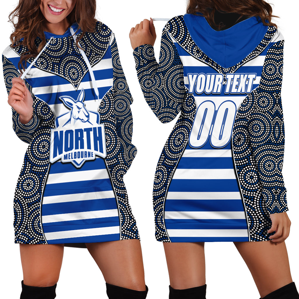 AFL - North Hoodie Dress Mix Dot Aboriginal - Vibe Hoodie Shop