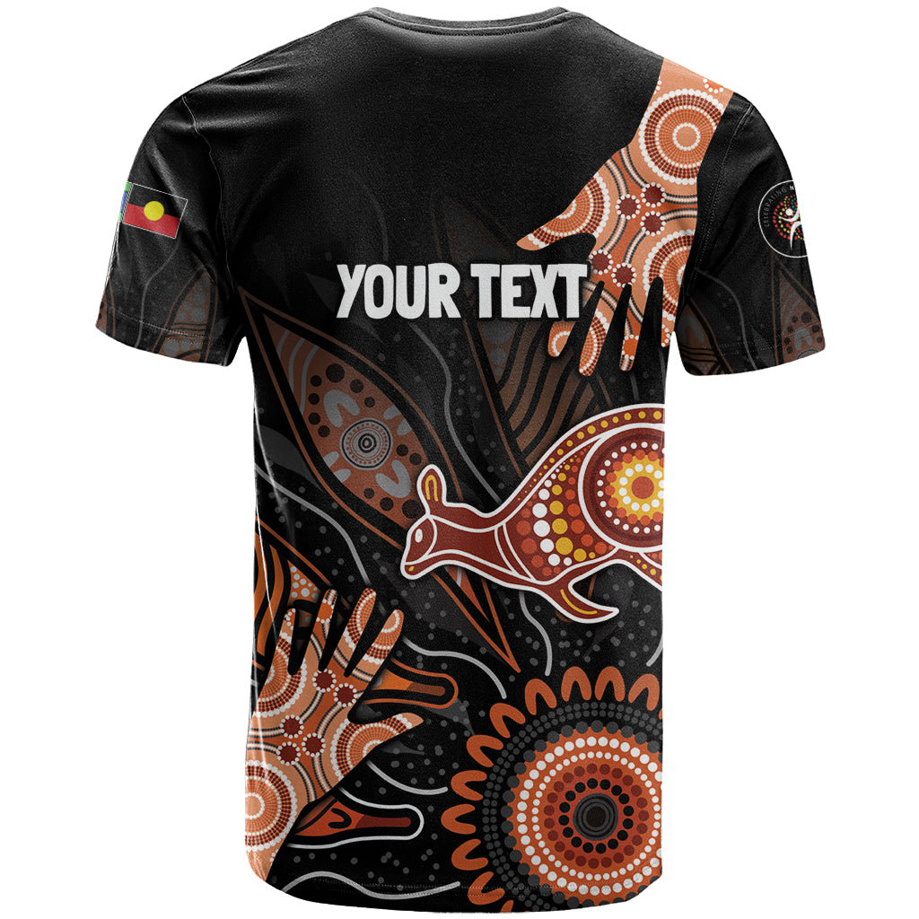 NAIDOC Week 2024 Personalised T Shirt Aboriginal Hand Stencils - Vibe Hoodie Shop