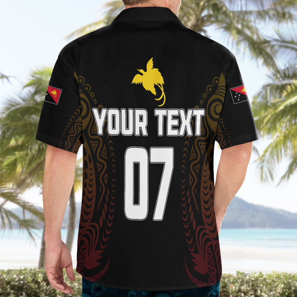 Personalised PNG Hunters Rugby Hawaiian Shirt Motuan Style - Vibe Hoodie Shop