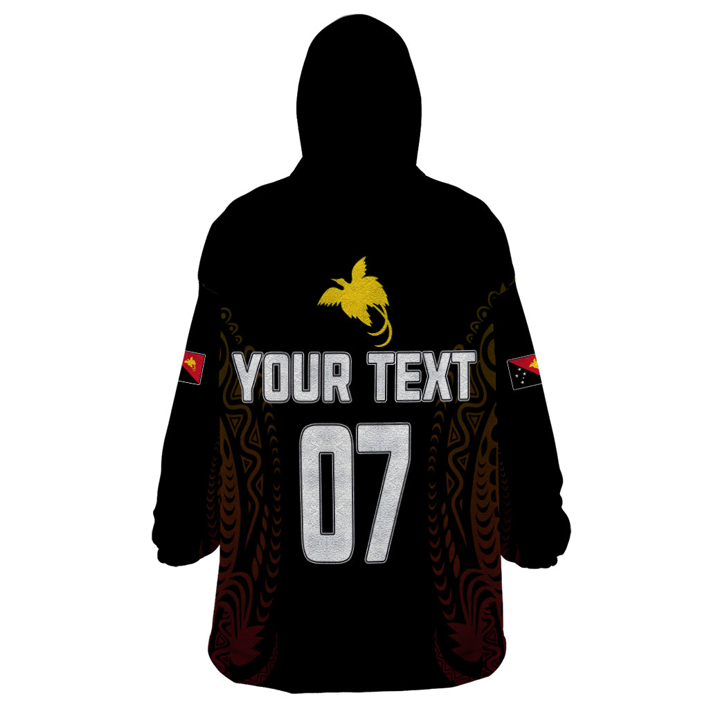 Personalised PNG Hunters Rugby Wearable Blanket Hoodie Motuan Style - Vibe Hoodie Shop