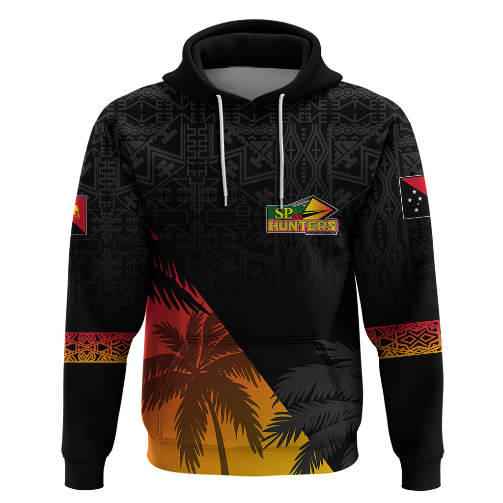 Personalised PNG Hunters Rugby Hoodie Palm Trees Simple LT7 - Vibe Hoodie Shop