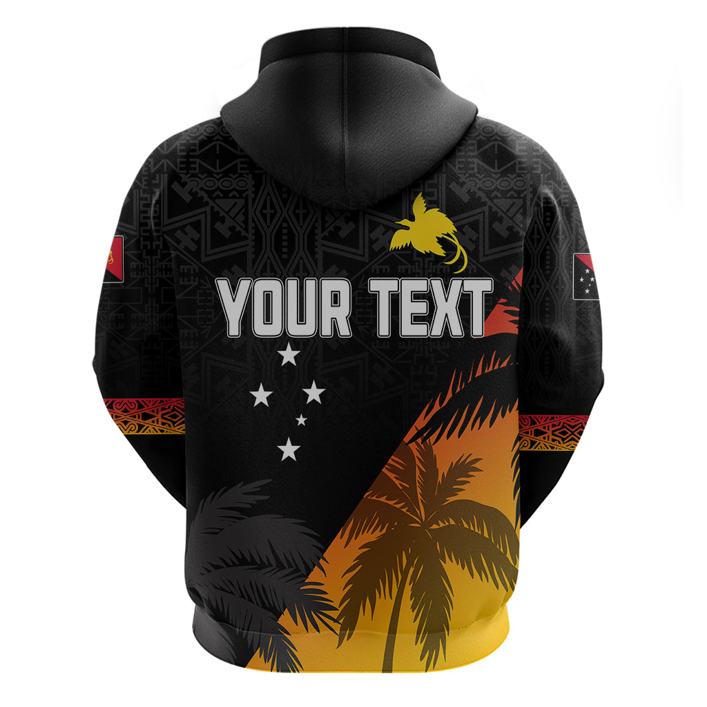 Personalised PNG Hunters Rugby Hoodie Palm Trees Simple LT7 - Vibe Hoodie Shop