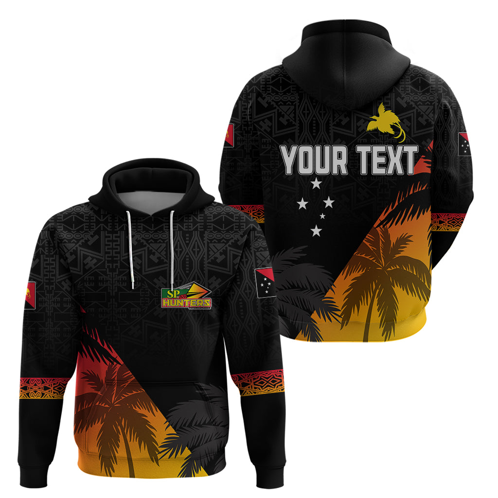 Personalised PNG Hunters Rugby Hoodie Palm Trees Simple LT7 - Vibe Hoodie Shop
