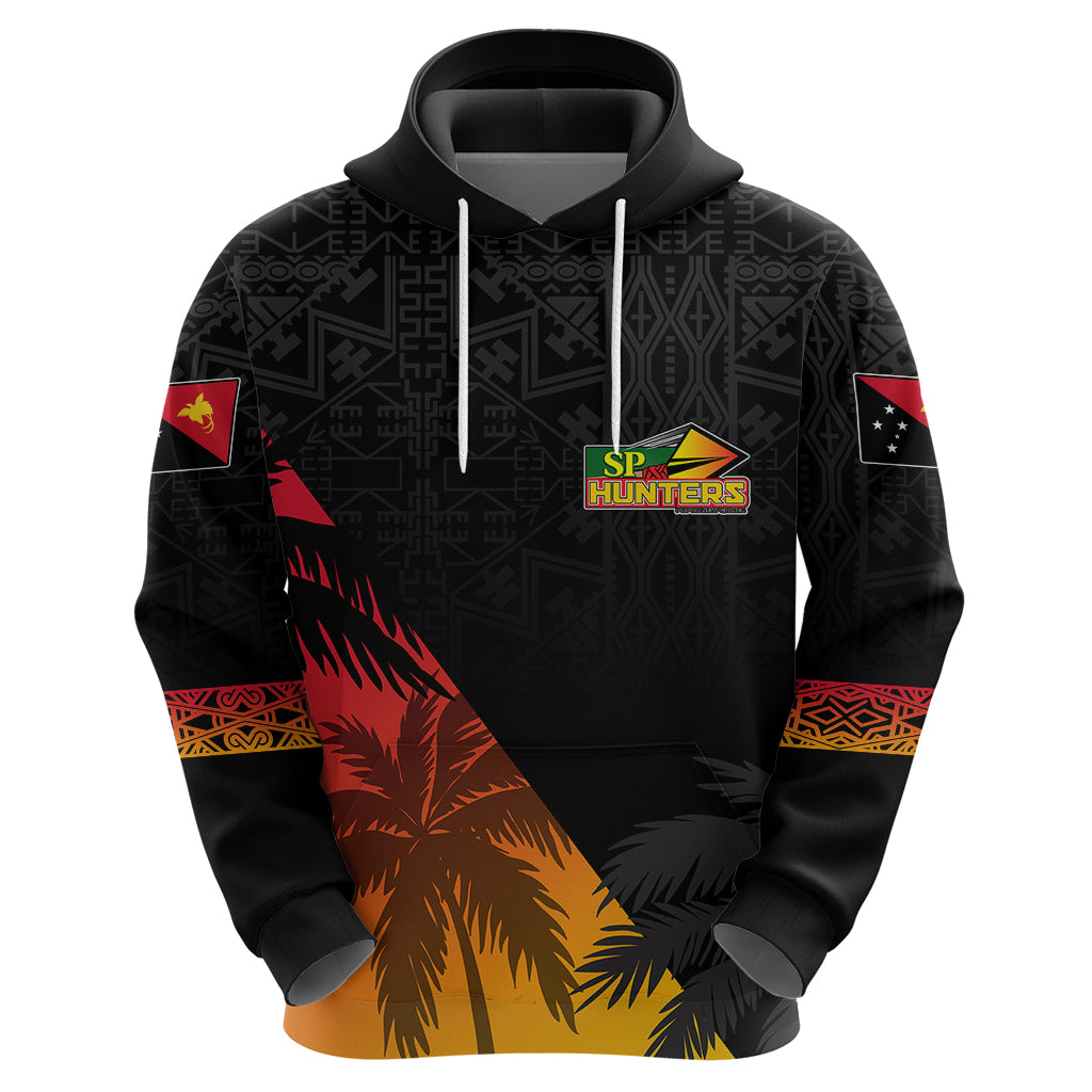 Personalised PNG Hunters Rugby Hoodie Palm Trees Simple LT7 - Vibe Hoodie Shop