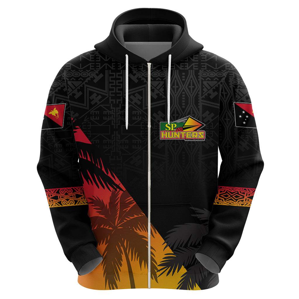 Personalised PNG Hunters Rugby Hoodie Palm Trees Simple LT7 - Vibe Hoodie Shop