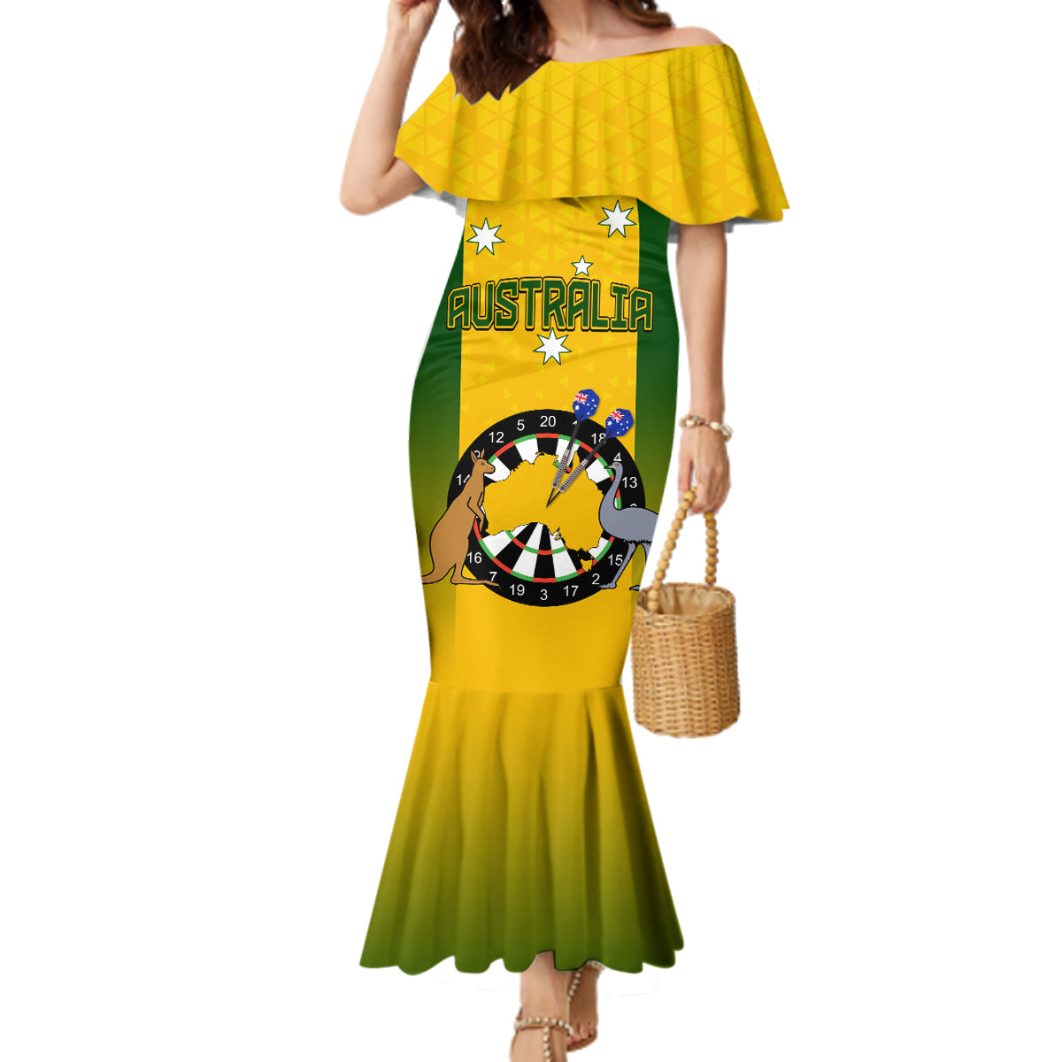 custom-australia-darts-family-matching-mermaid-dress-and-hawaiian-shirt-national-color-basic