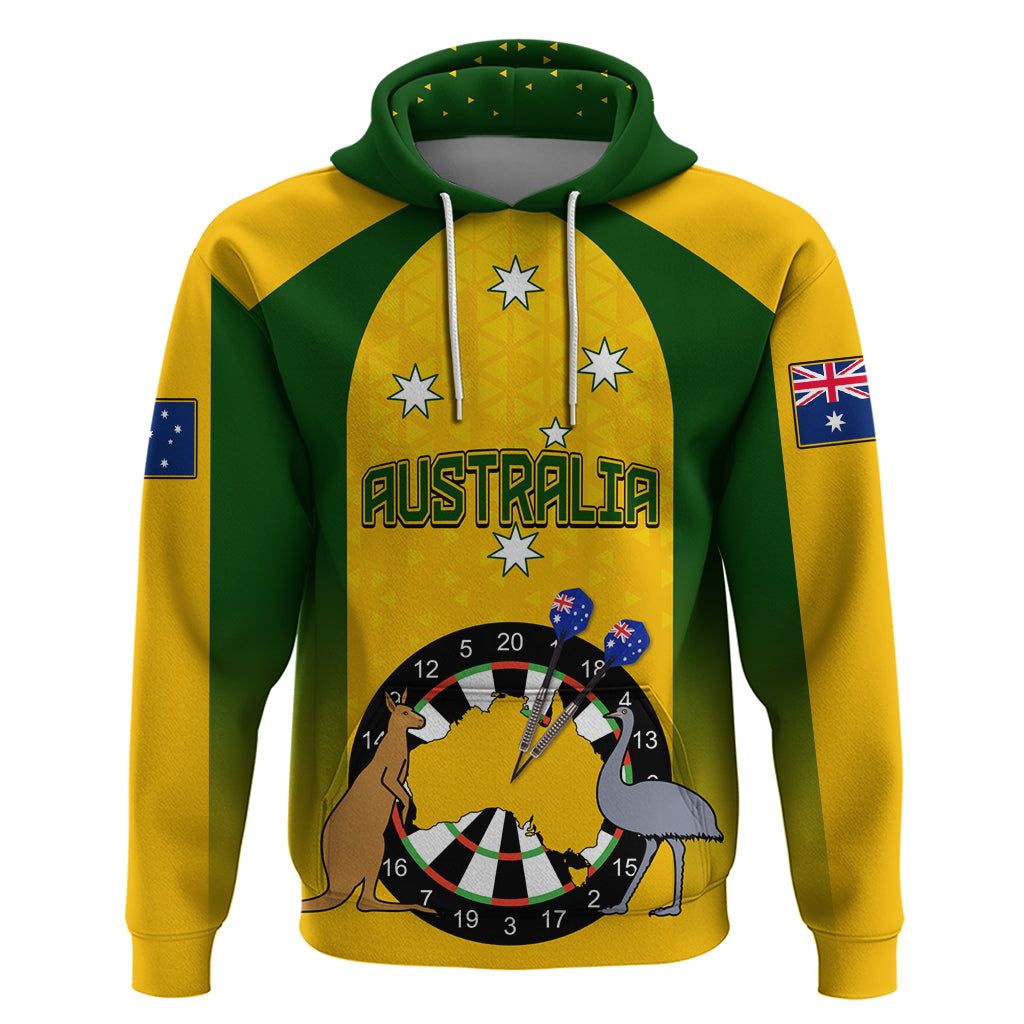 Custom Australia Darts Hoodie National Color Basic LT7 - Vibe Hoodie Shop
