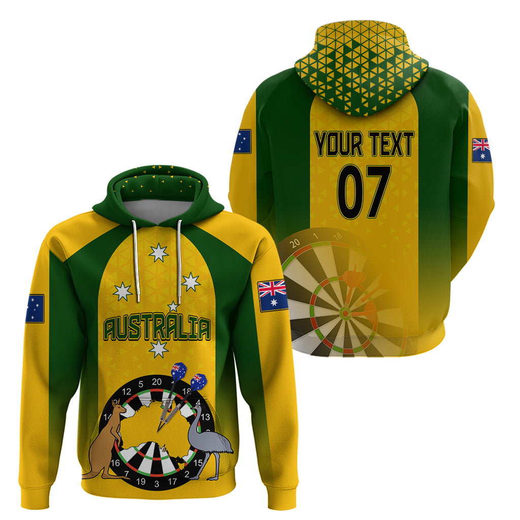 Custom Australia Darts Hoodie National Color Basic LT7 - Vibe Hoodie Shop