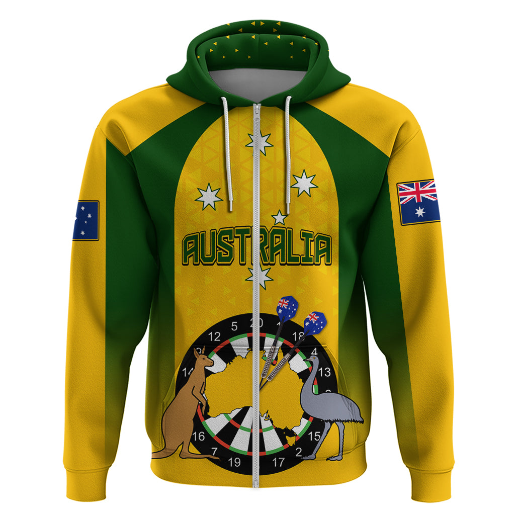 Custom Australia Darts Hoodie National Color Basic LT7 - Vibe Hoodie Shop