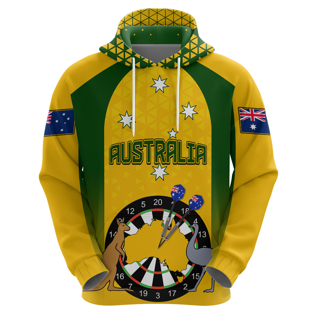 Custom Australia Darts Hoodie National Color Basic LT7 - Vibe Hoodie Shop