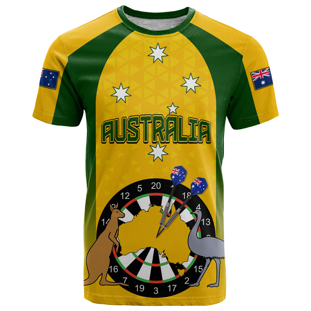 Custom Australia Darts T Shirt National Color Basic - Vibe Hoodie Shop