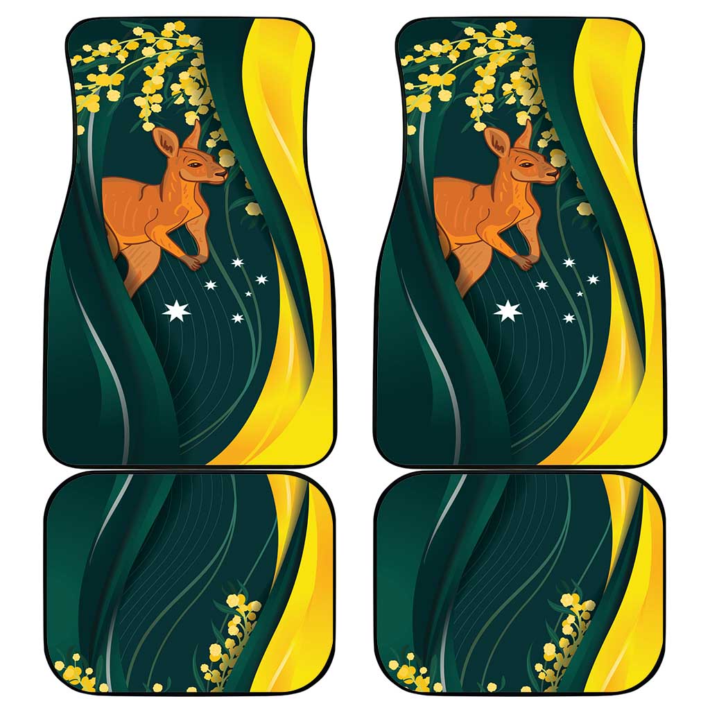 Australia Day Car Mats Kangaroo National Color