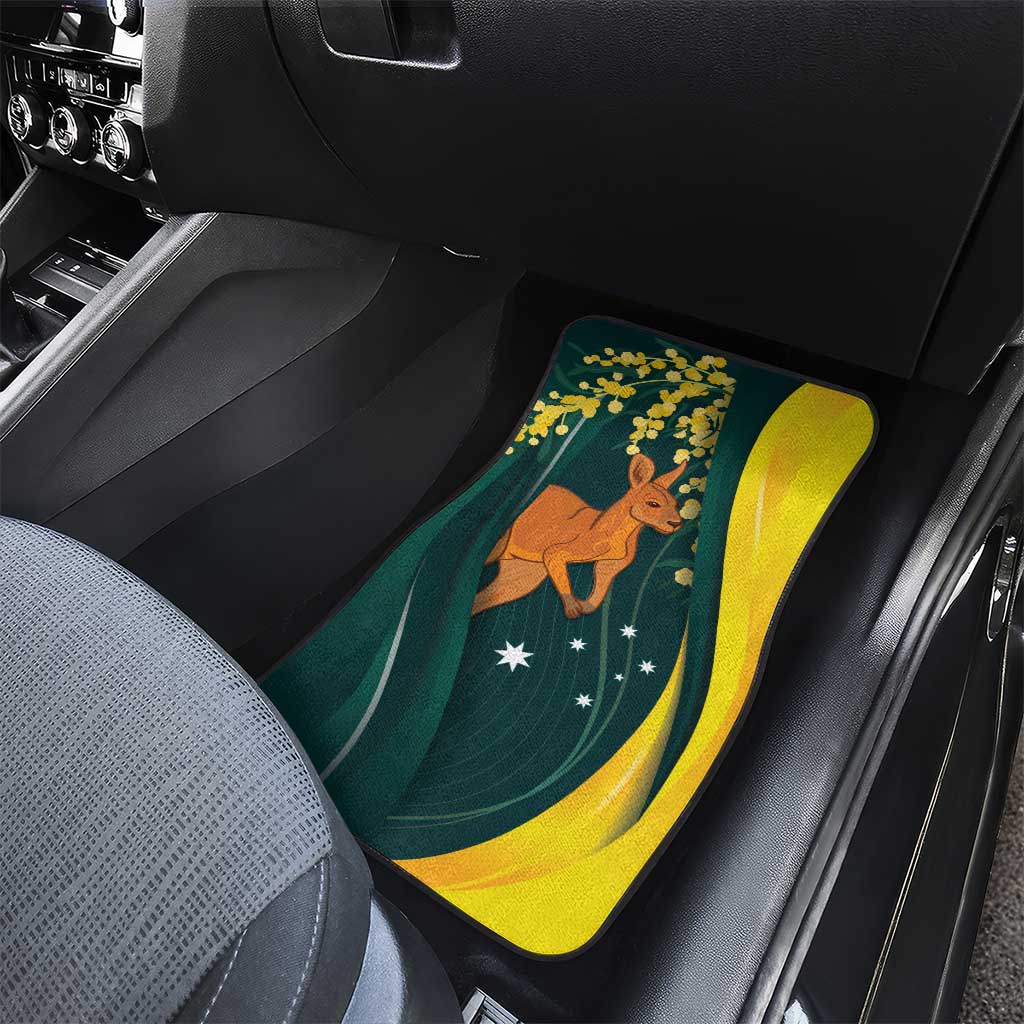 Australia Day Car Mats Kangaroo National Color