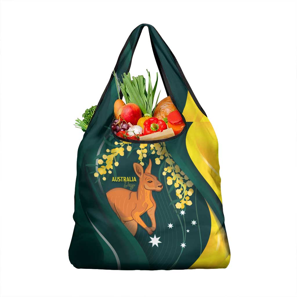 Australia Day Grocery Bag Kangaroo National Color