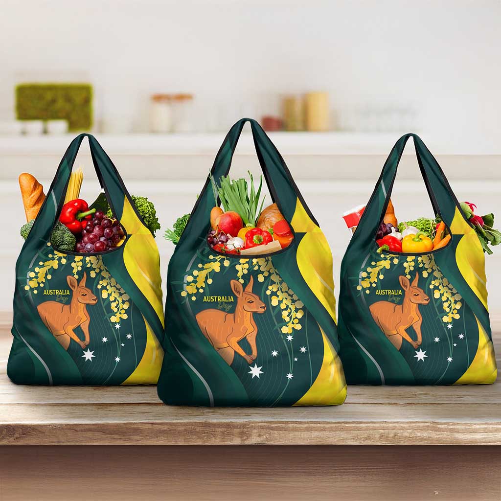 Australia Day Grocery Bag Kangaroo National Color