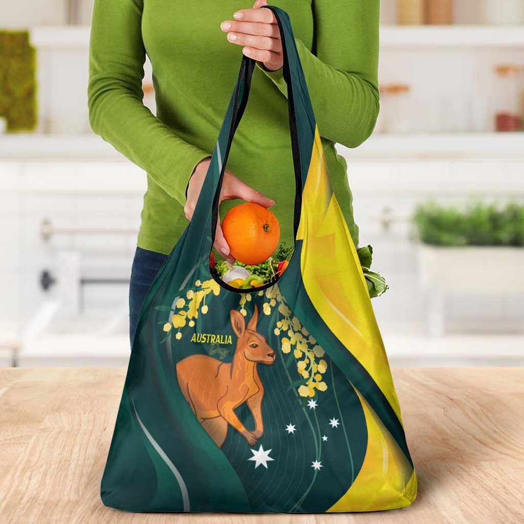 Australia Day Grocery Bag Kangaroo National Color