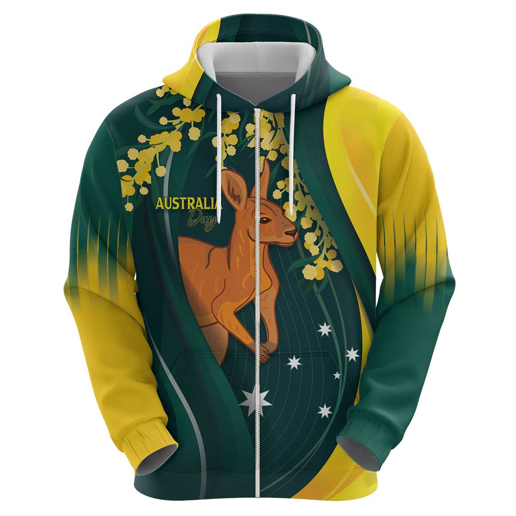 Australia Day Hoodie Kangaroo National Color LT7 - Vibe Hoodie Shop