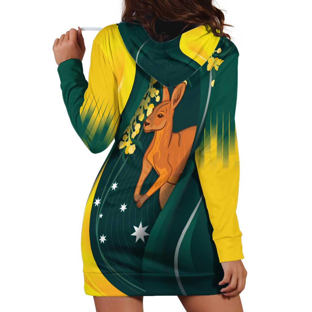 Australia Day Hoodie Dress Kangaroo National Color - Vibe Hoodie Shop