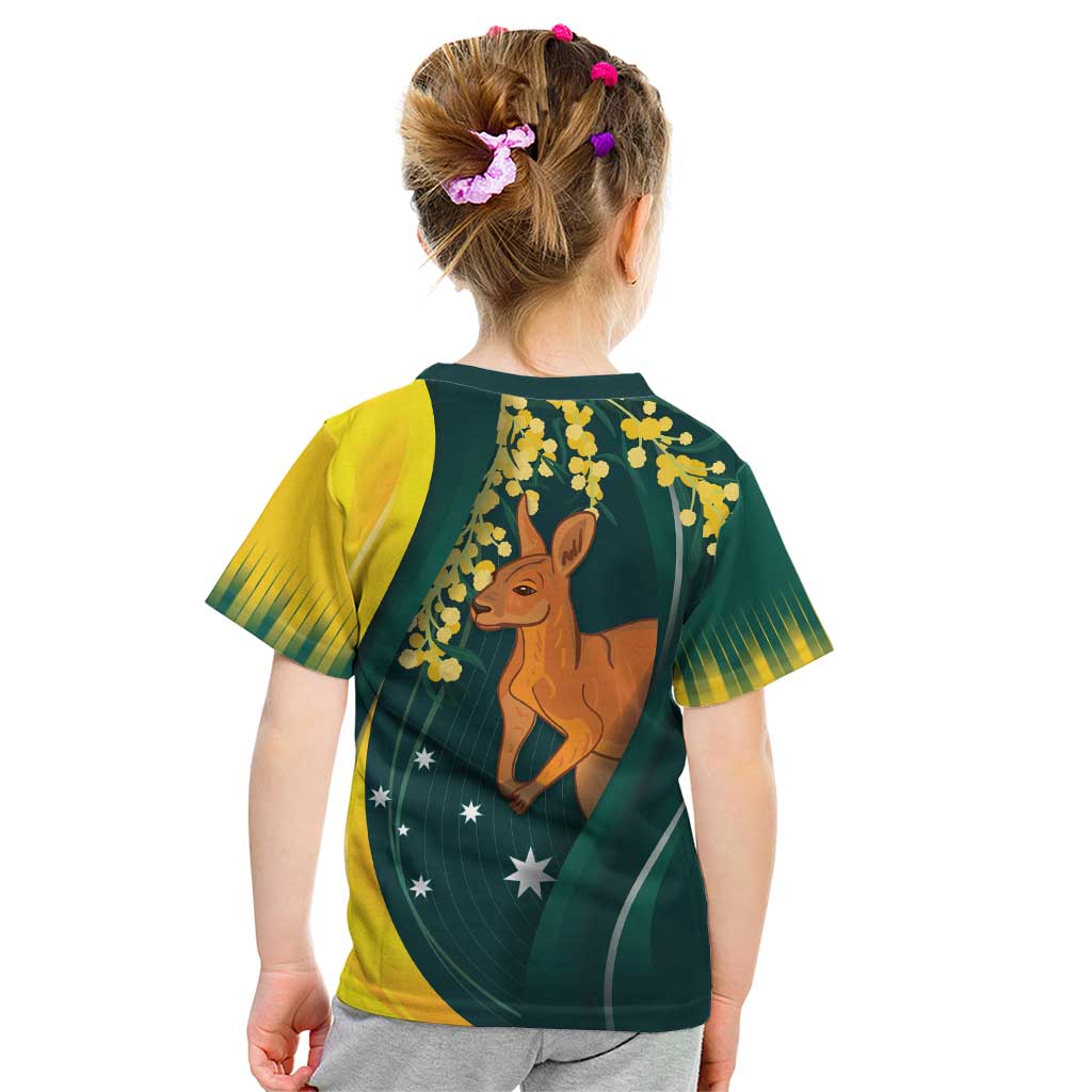 Australia Day Kid T Shirt Kangaroo National Color - Vibe Hoodie Shop