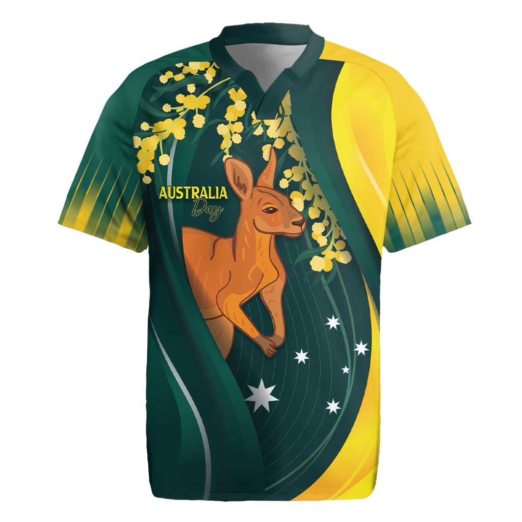 Australia Day Rugby Jersey Kangaroo National Color