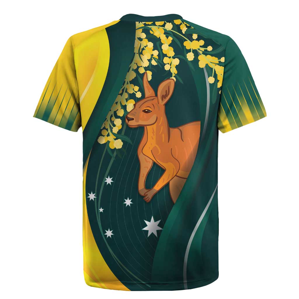 Australia Day Rugby Jersey Kangaroo National Color