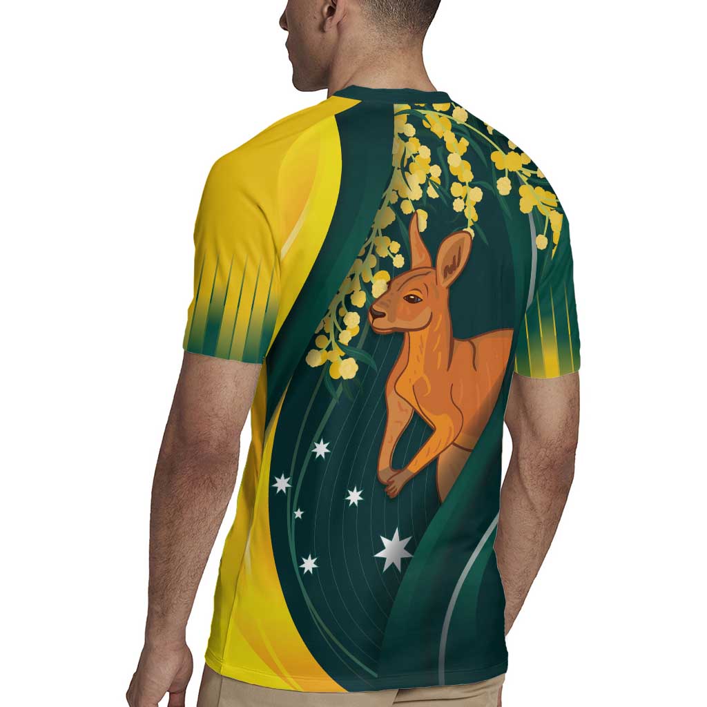 Australia Day Rugby Jersey Kangaroo National Color