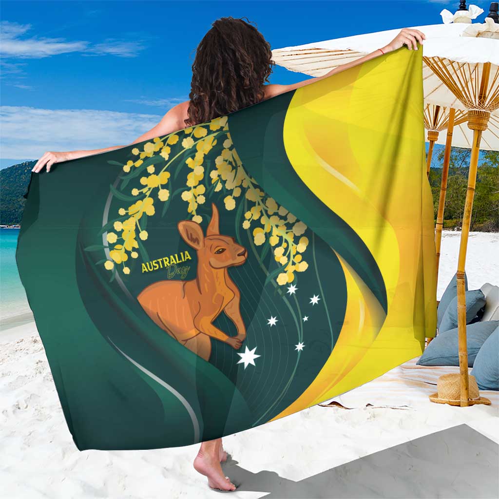 Australia Day Sarong Kangaroo National Color - Vibe Hoodie Shop