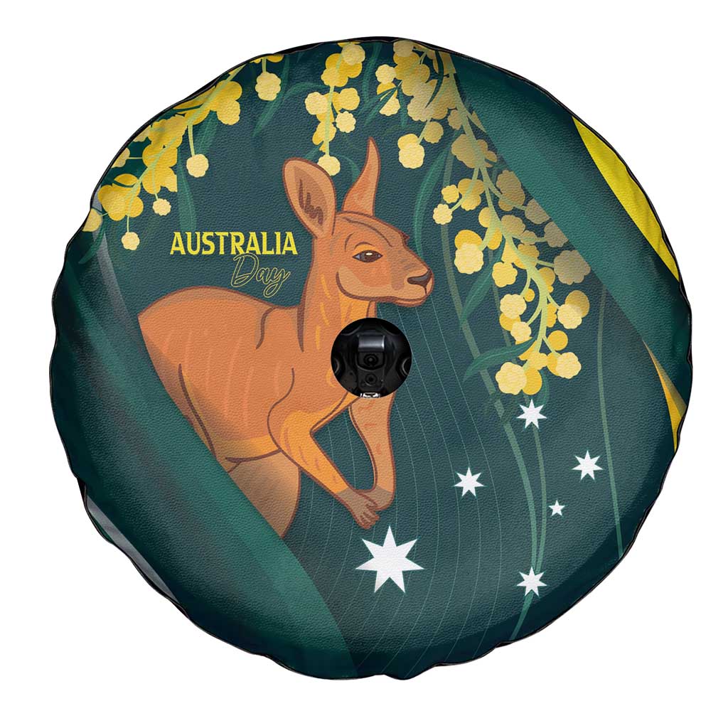 Australia Day Spare Tire Cover Kangaroo National Color - Vibe Hoodie Shop