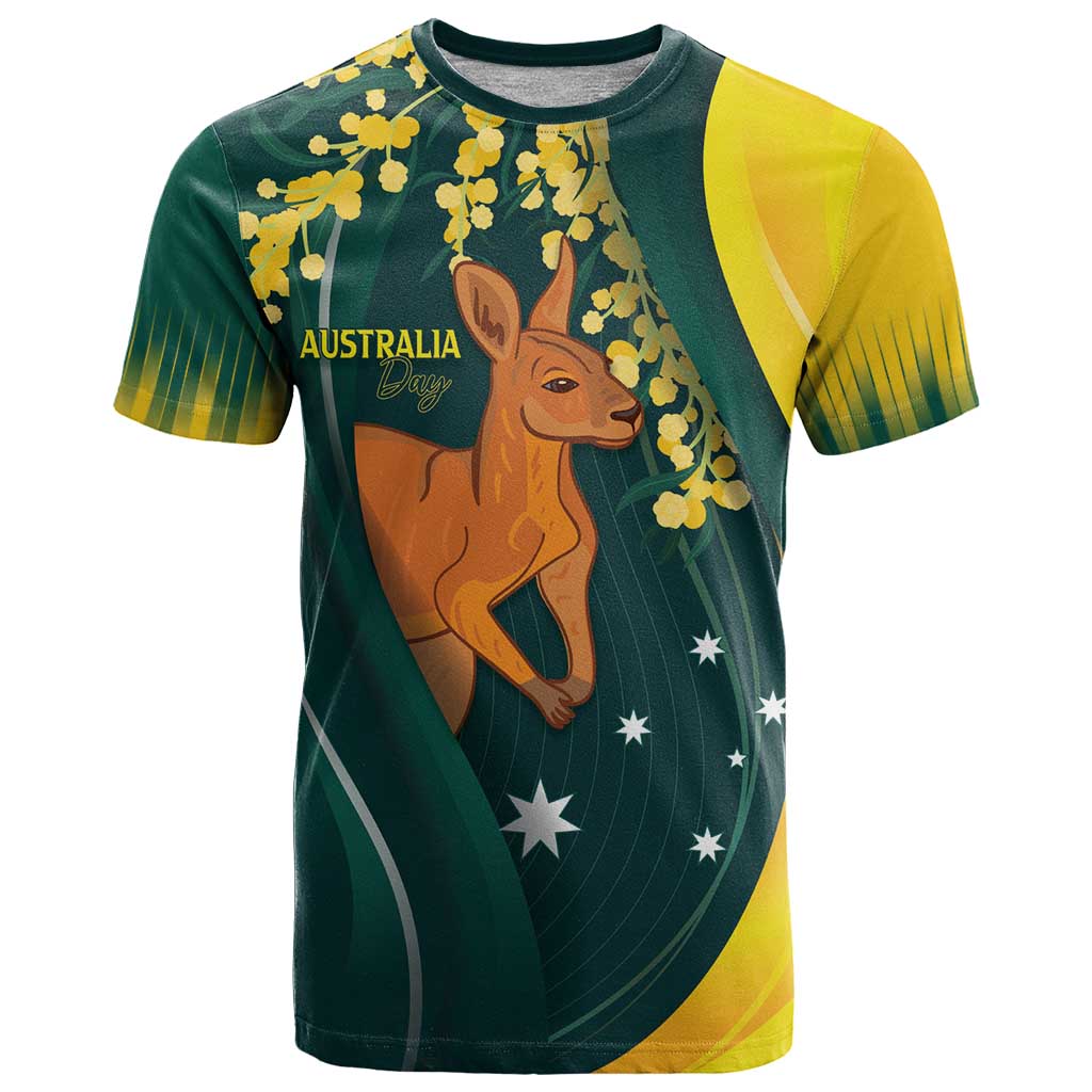 Australia Day T Shirt Kangaroo National Color - Vibe Hoodie Shop