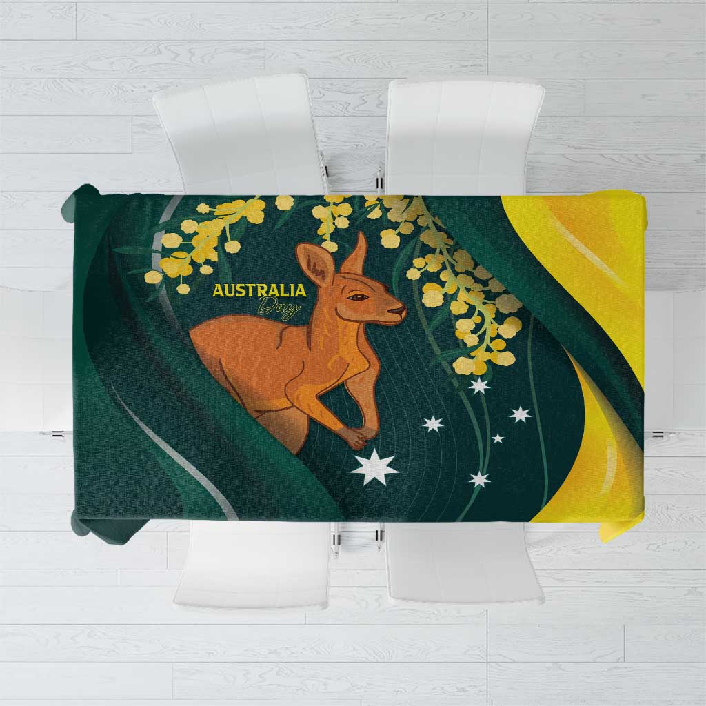 Australia Day Tablecloth Kangaroo National Color