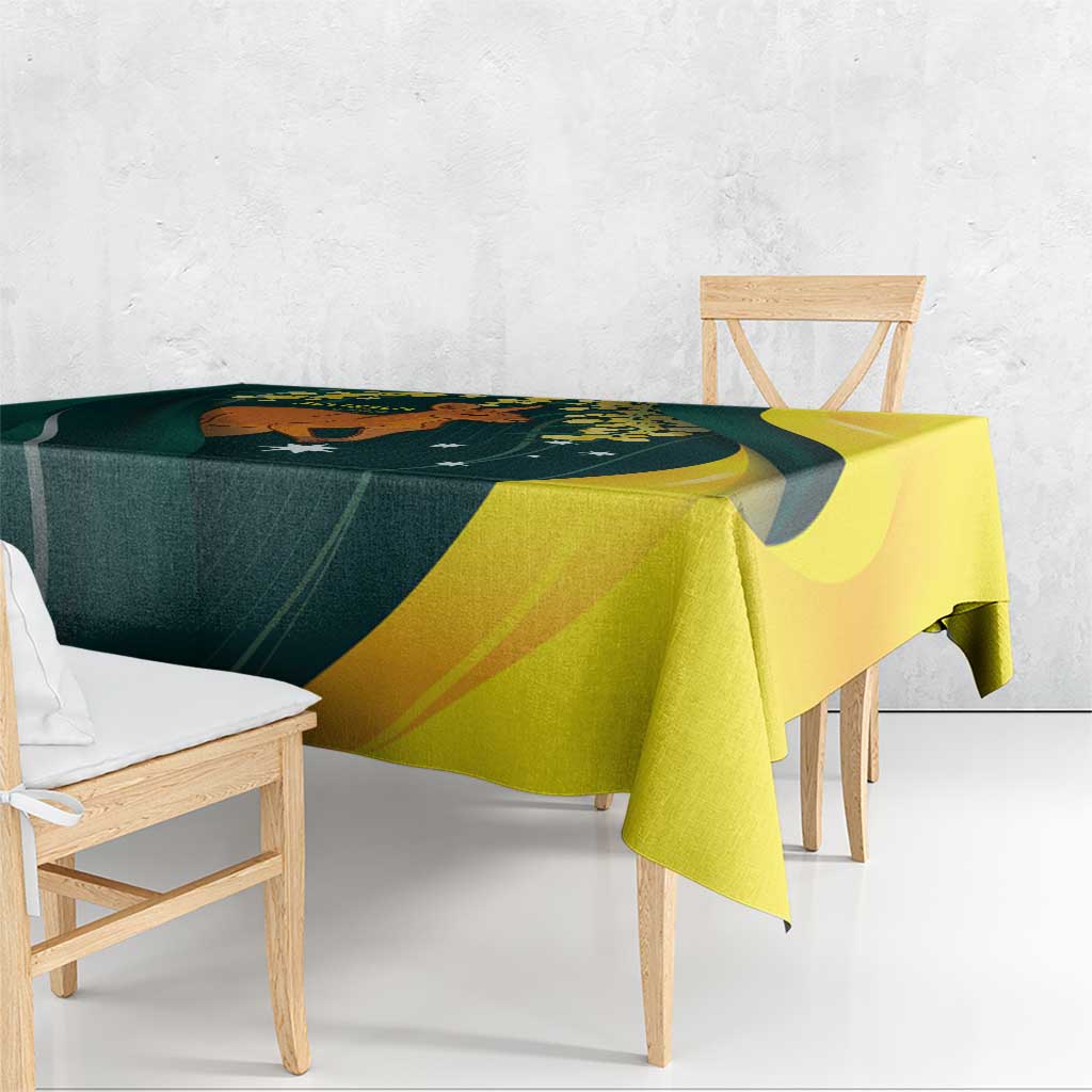 Australia Day Tablecloth Kangaroo National Color