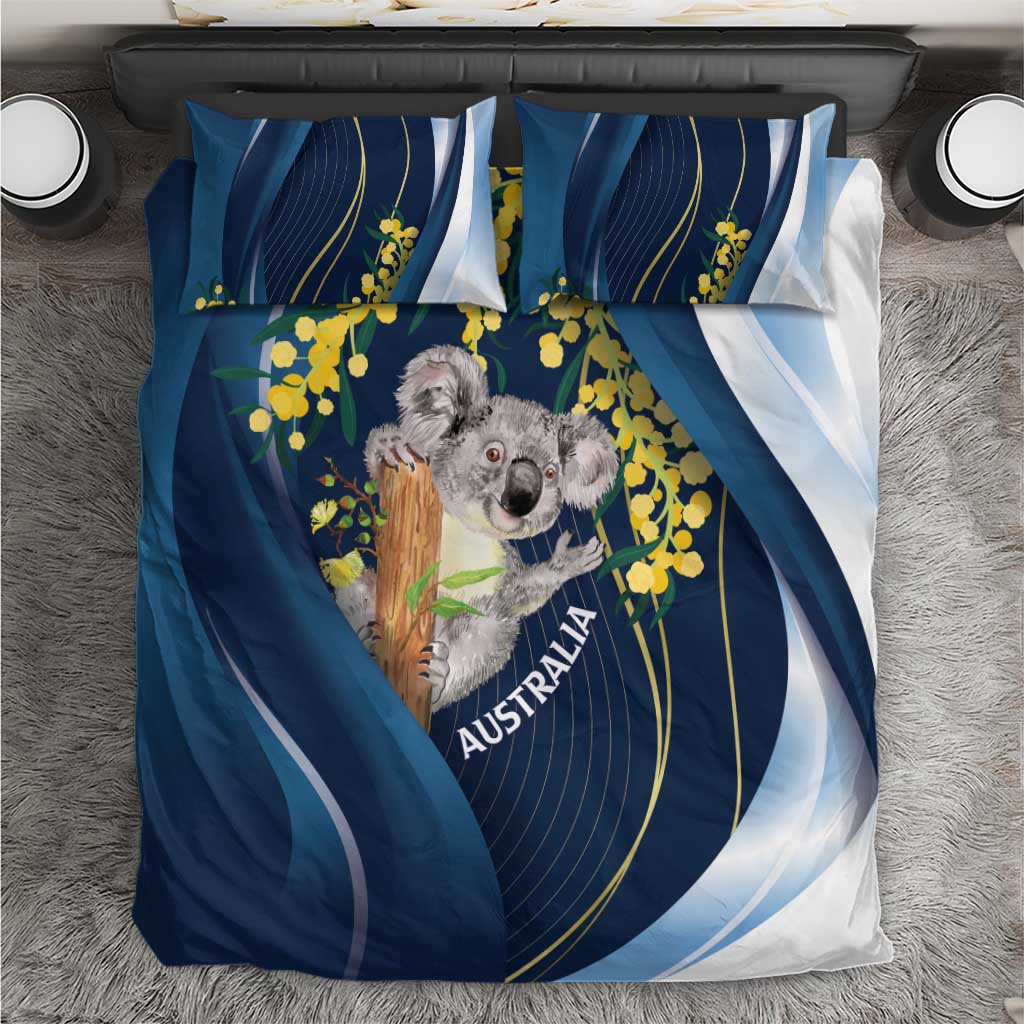 Australia Day Bedding Set Koala Blue Modern Vibe - Vibe Hoodie Shop