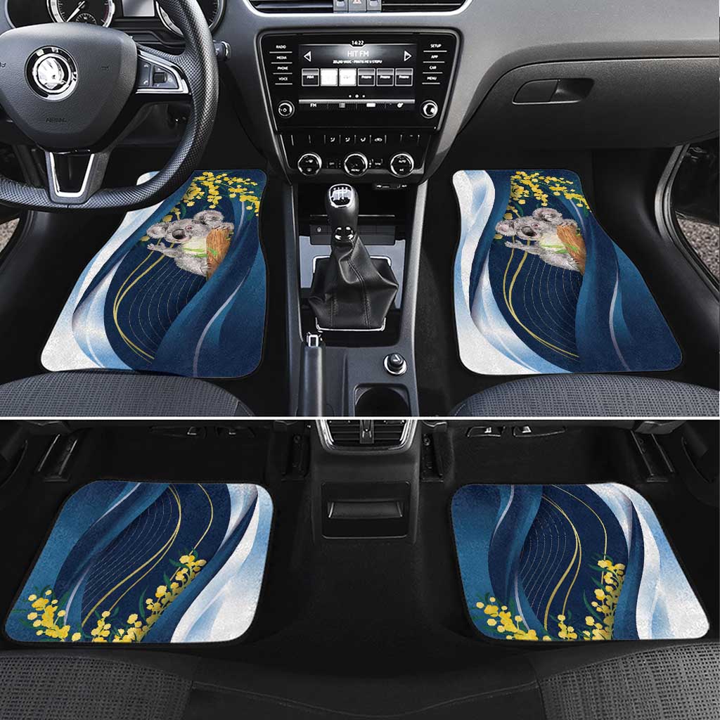 Australia Day Car Mats Koala Blue Modern Vibe