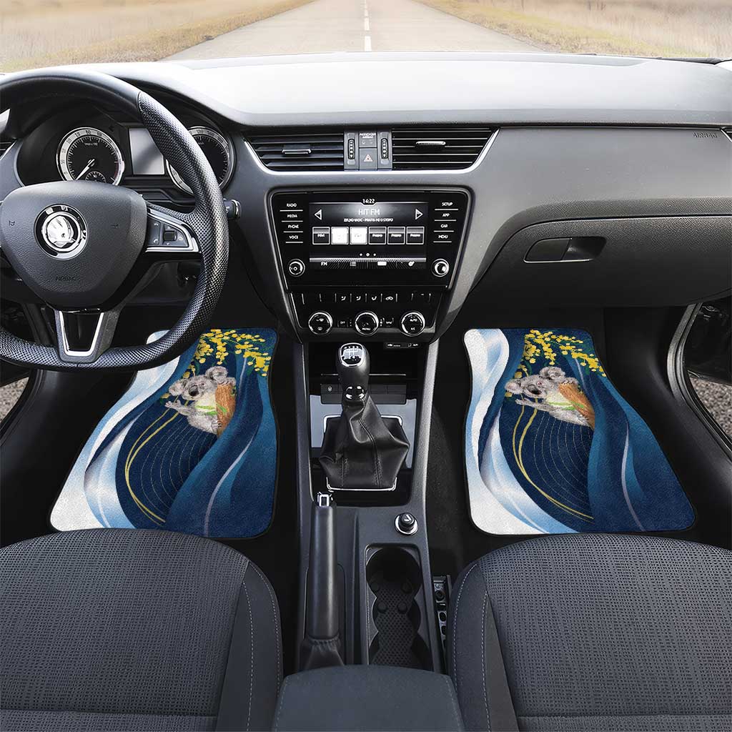 Australia Day Car Mats Koala Blue Modern Vibe