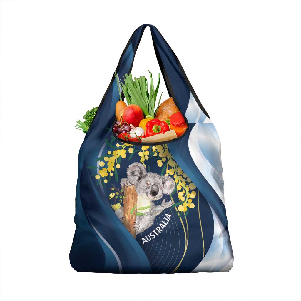 Australia Day Grocery Bag Koala Blue Modern Vibe