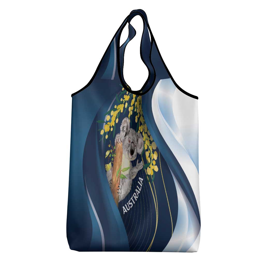 Australia Day Grocery Bag Koala Blue Modern Vibe