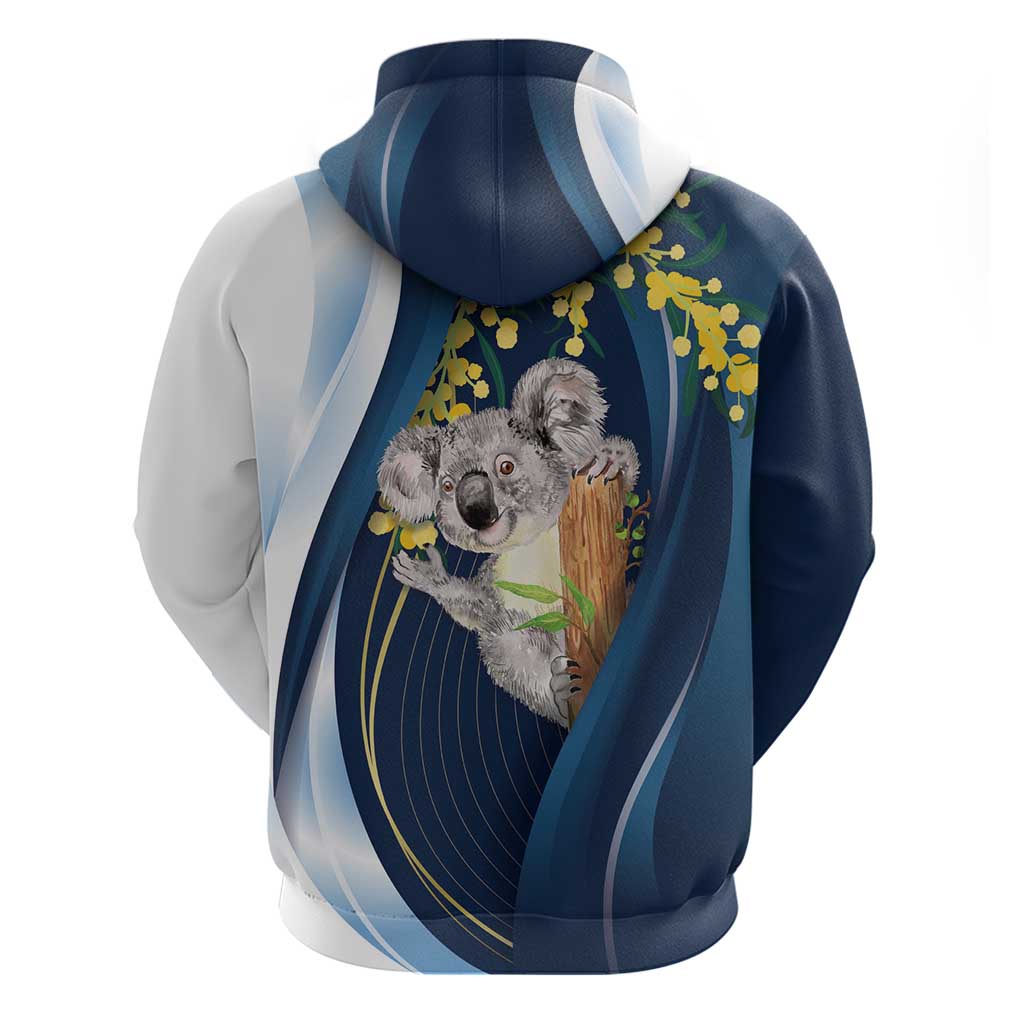 Australia Day Hoodie Koala Blue Modern Vibe LT7 - Vibe Hoodie Shop