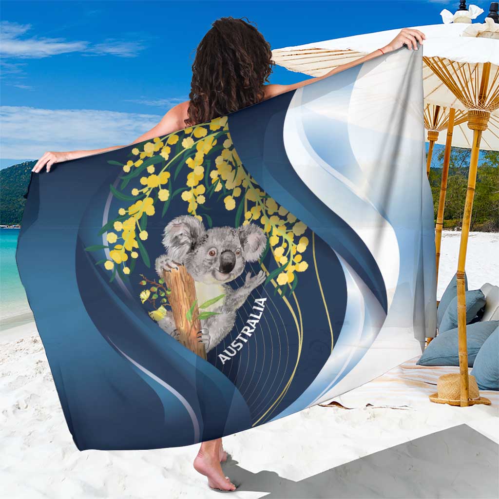 Australia Day Sarong Koala Blue Modern Vibe - Vibe Hoodie Shop