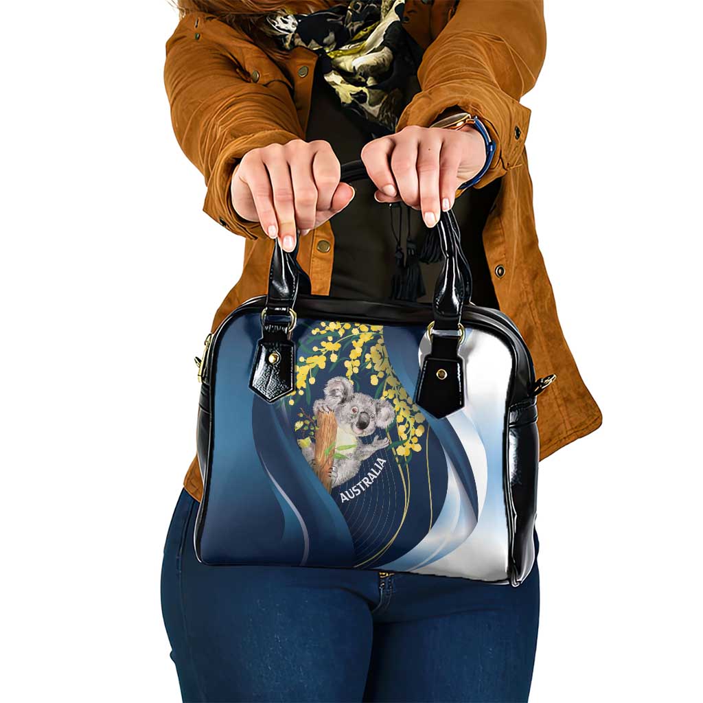 Australia Day Shoulder Handbag Koala Blue Modern Vibe - Vibe Hoodie Shop