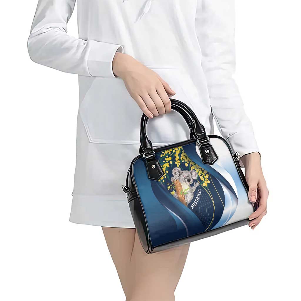 Australia Day Shoulder Handbag Koala Blue Modern Vibe - Vibe Hoodie Shop