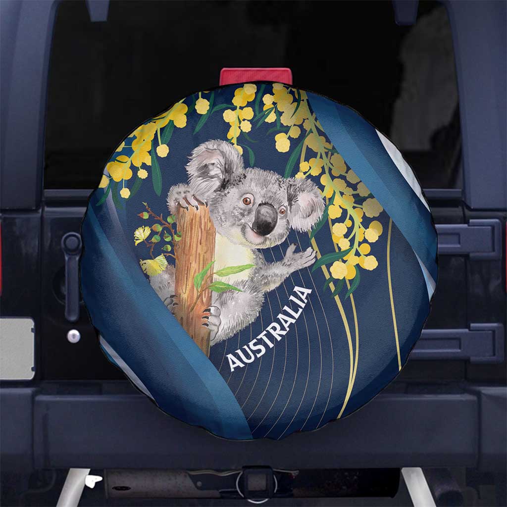 Australia Day Spare Tire Cover Koala Blue Modern Vibe - Vibe Hoodie Shop