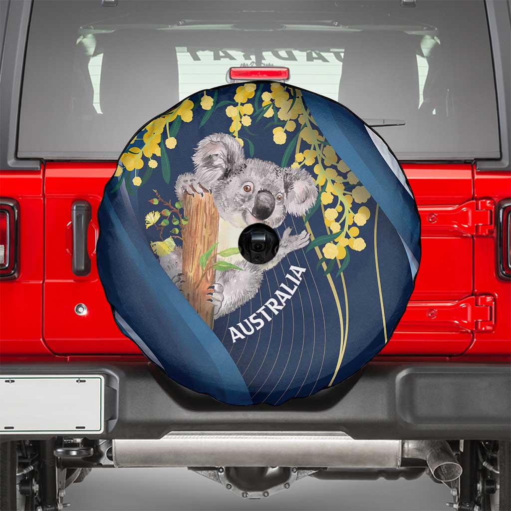 Australia Day Spare Tire Cover Koala Blue Modern Vibe - Vibe Hoodie Shop