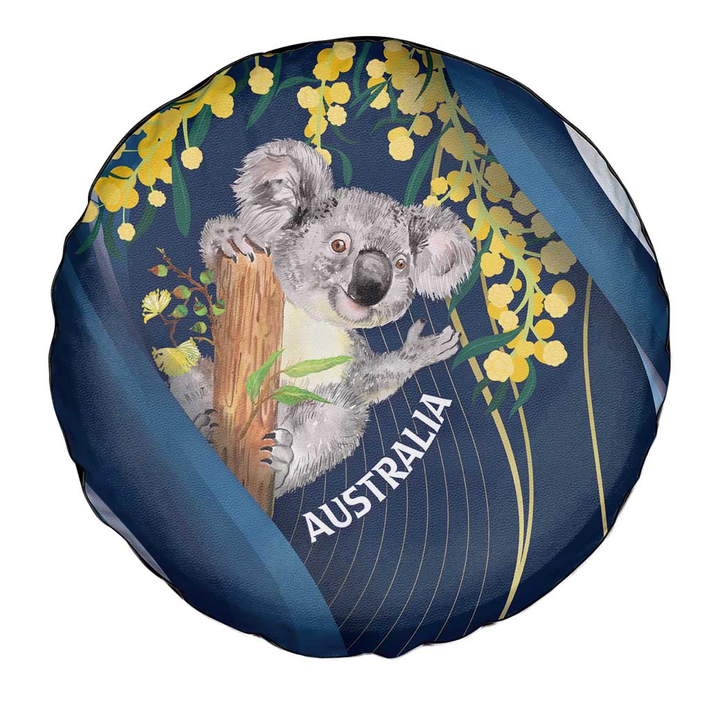 Australia Day Spare Tire Cover Koala Blue Modern Vibe - Vibe Hoodie Shop