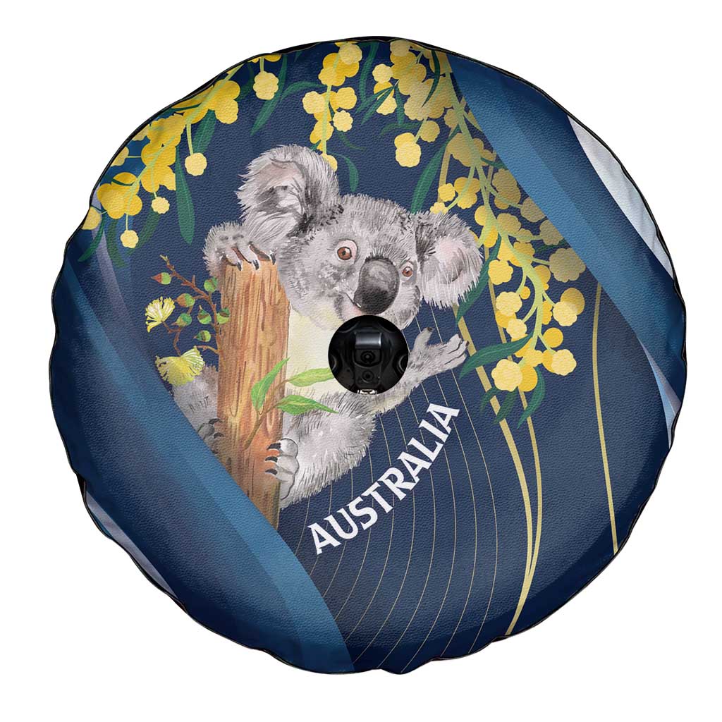 Australia Day Spare Tire Cover Koala Blue Modern Vibe - Vibe Hoodie Shop